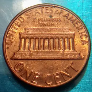 Cents 1983 doubled die reverse cent reverse image ddr