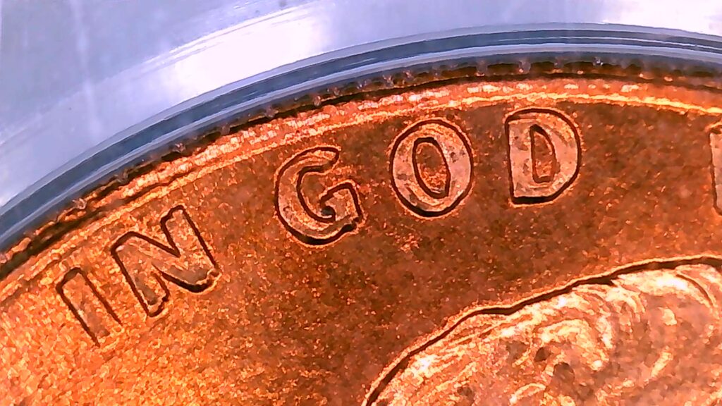 1995 doubled die in god close up cent