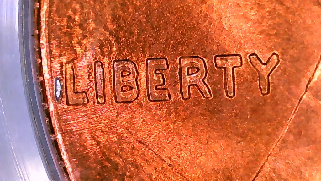 1995 doubled die liberty close up cent