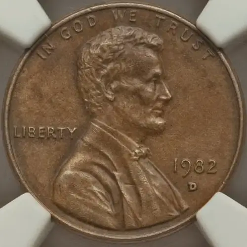 1982-D Small Date Copper Penny Value 1982 d small date copper cent rare and scarse